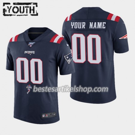 Kinder New England Patriots Trikot Nike Navy 100th - Personalisiert